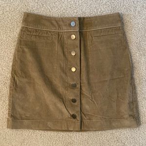 Aritzia Wilfred free Corduroy Mini Skirt